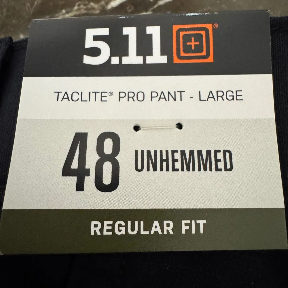 5.11 Tactical Taclite Pro Pants Mens 48 Unhemmed Dark Navy Cargo 74273L NEW